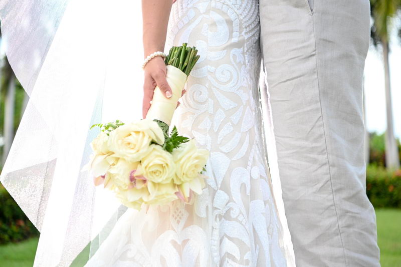 Bride bouquet at Punta Cana
