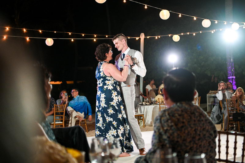 Mom and son first dance
