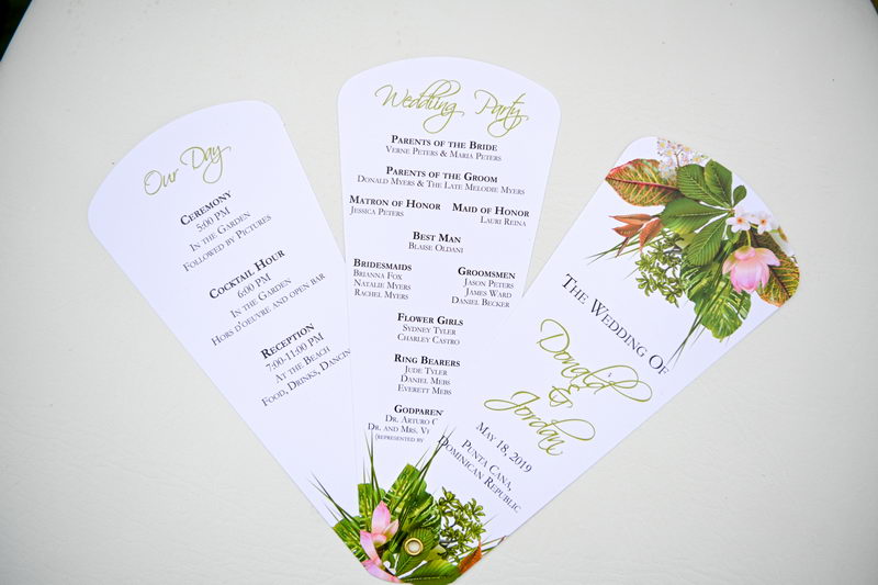 Punta Cana wedding invitations