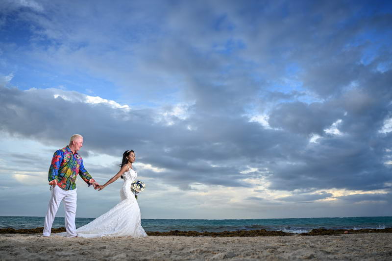 Douglas and Dianely, Beach Wedding at Kukua Punta Cana, Dominican Republic