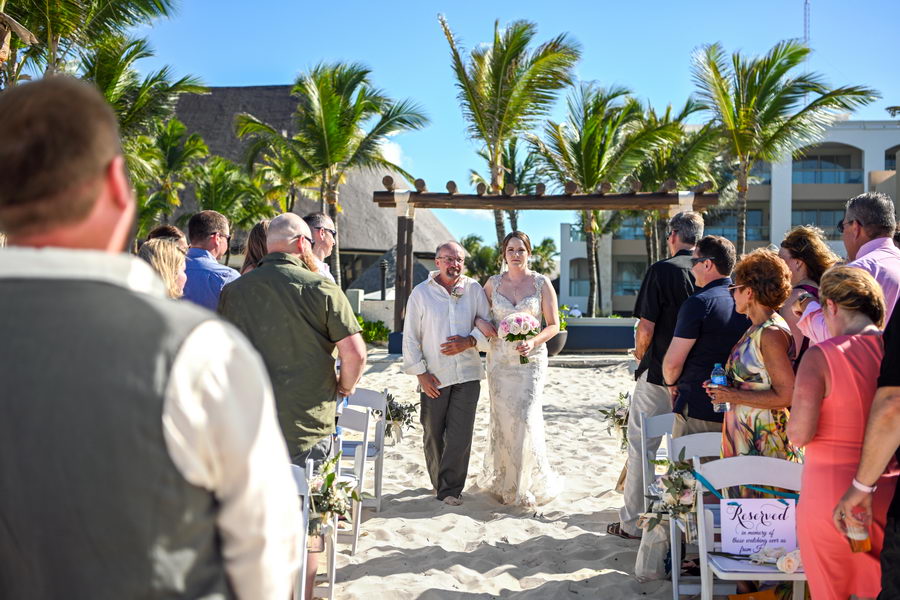 Harmonica Beach bride