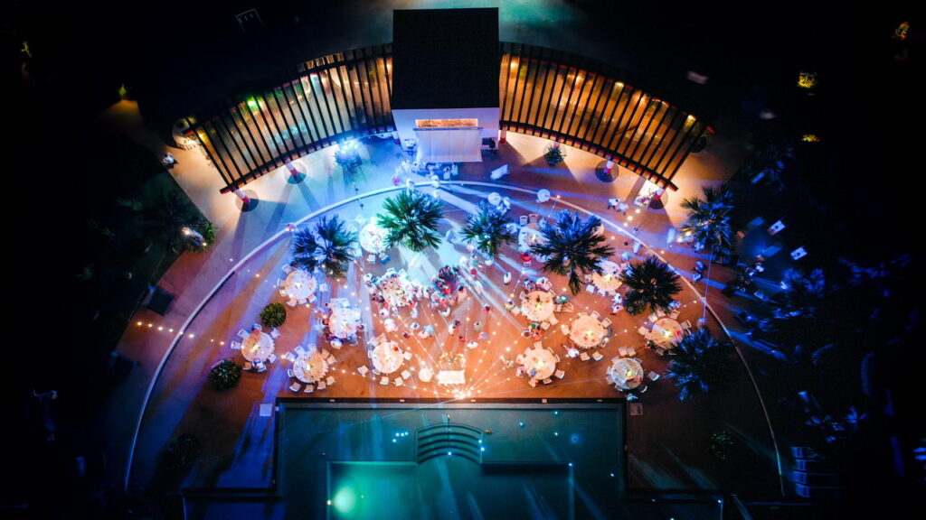 Sax Pool drone photo by Photo Cine Art