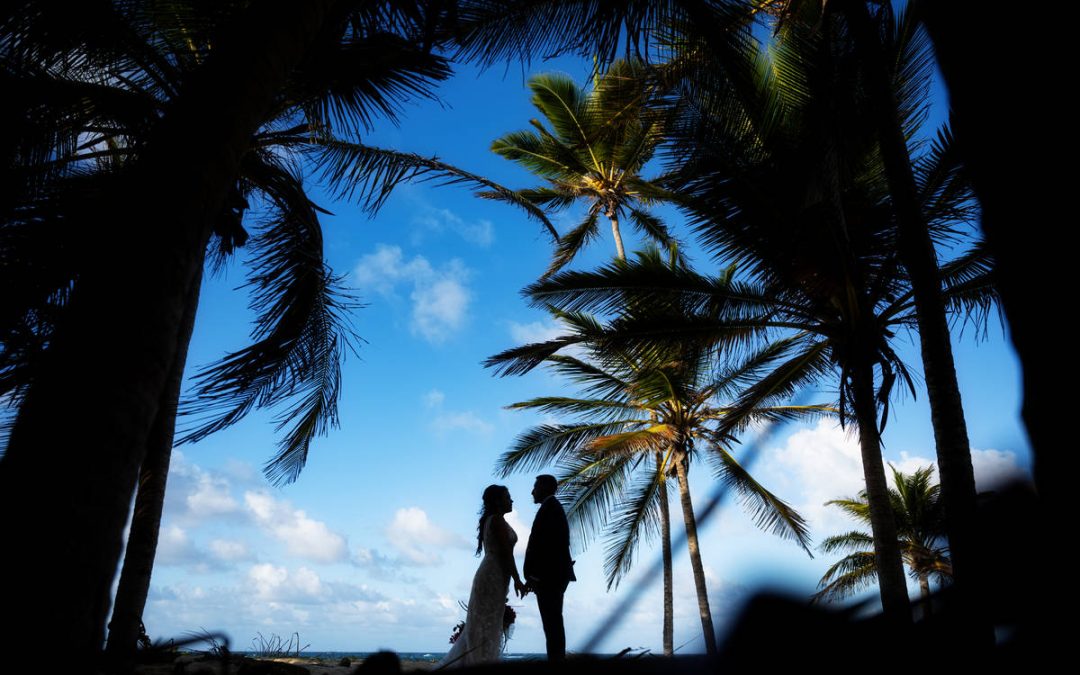 Isla beach Hard Rock boho destination wedding, Crystal and Jaylan, Punta Cana