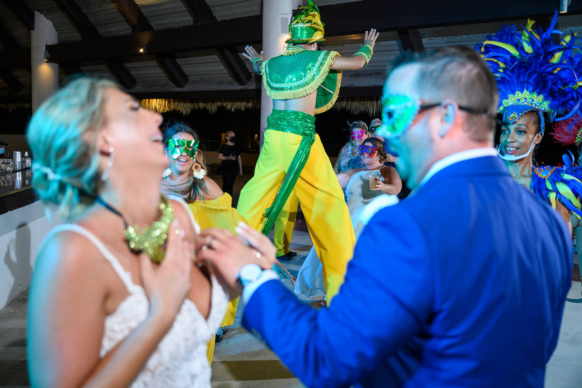 carnival Wedding party in Punta Cana