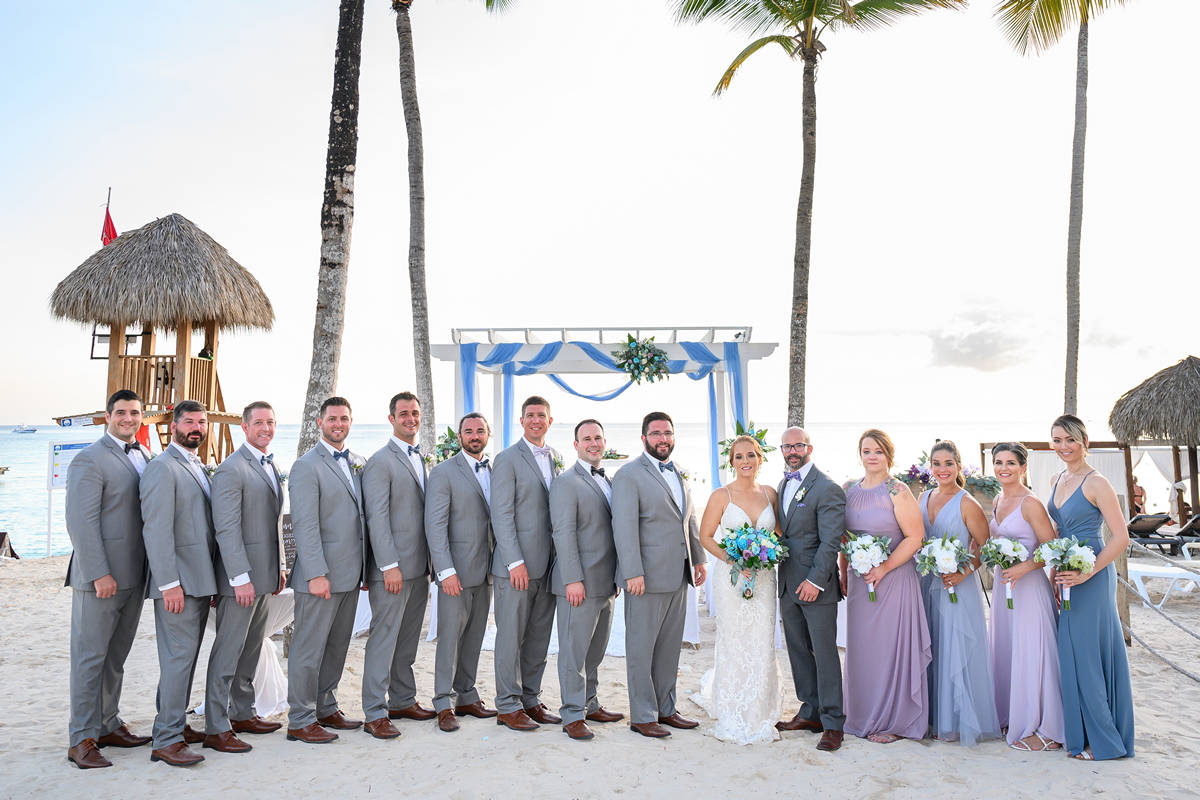 Dominicus bridal party by photo cine art