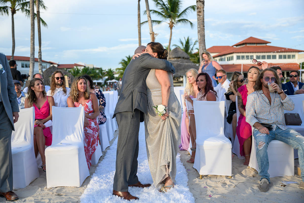 wedding ceremony at Dreams Dominicus by photo cine art
