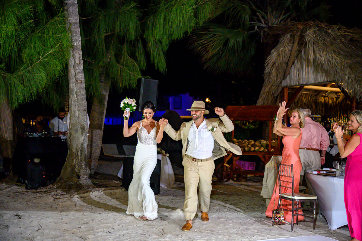 wedding reception at Cap Cana by photo cine art