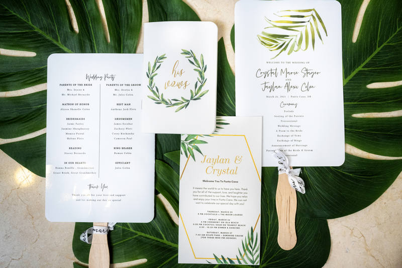 Hard Rock wedding stationery