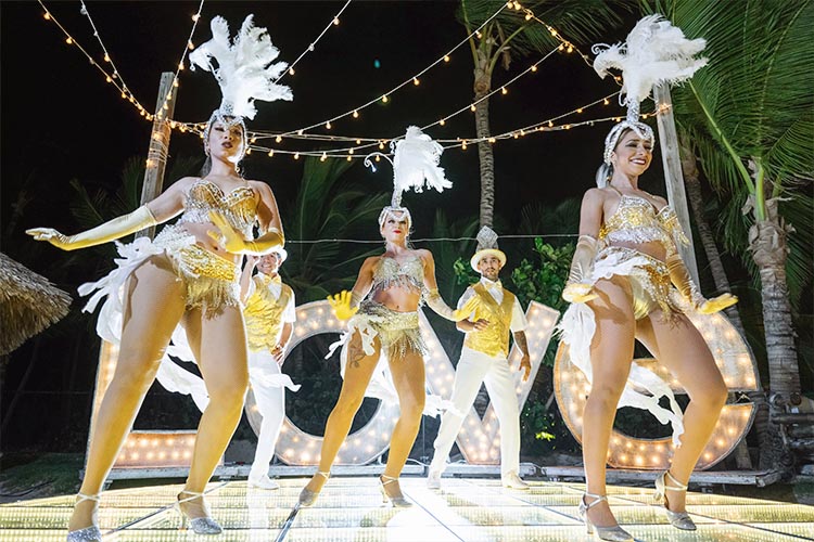 Wedding event entertainment in Punta Cana