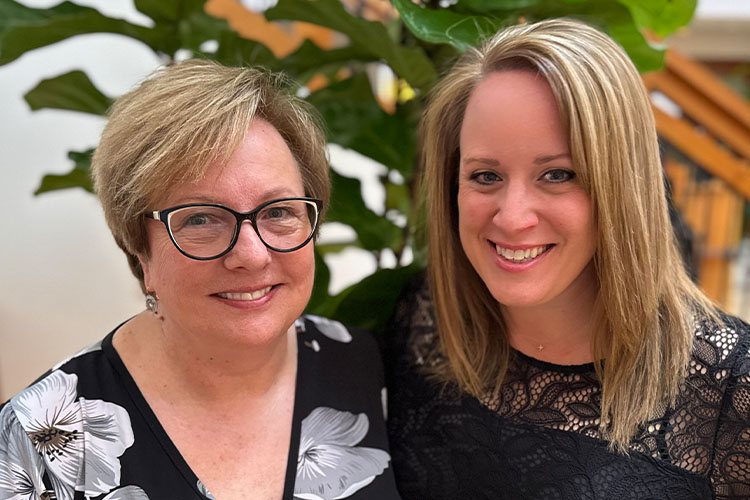 Patty and Kristen, travel agents
