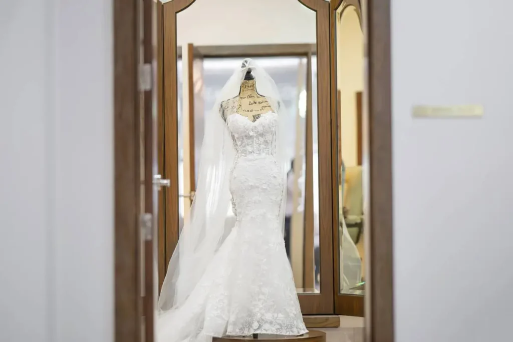 Wedding dress at Royalton Punta Cana